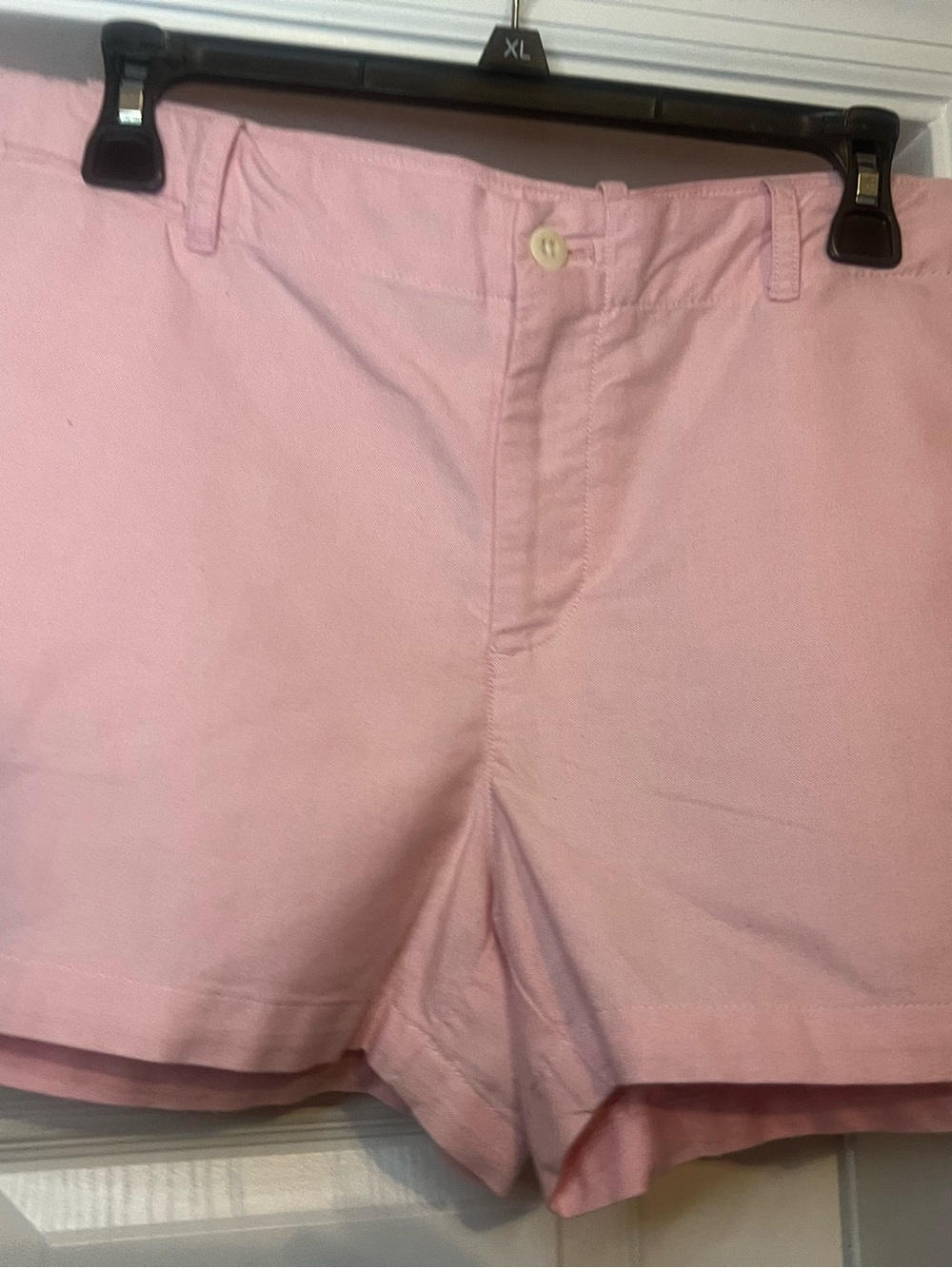 Polo by Ralph Lauren Ladies Pastel Pink Flat Front Chino Shorts